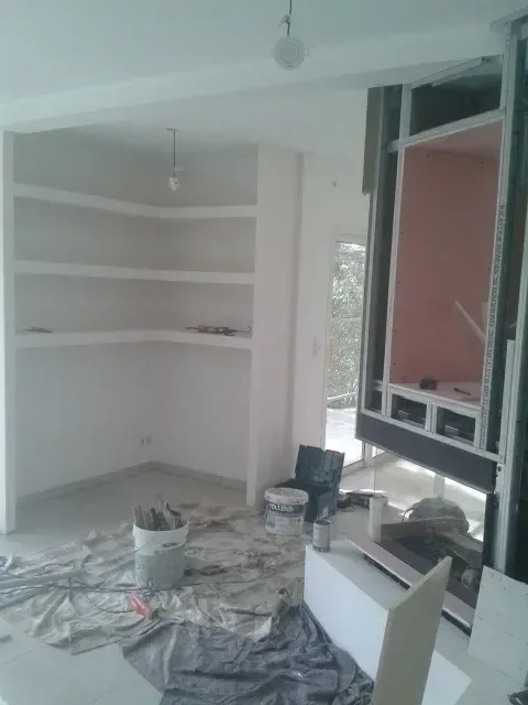 Meuble TV et niches en BA13 sur mesure